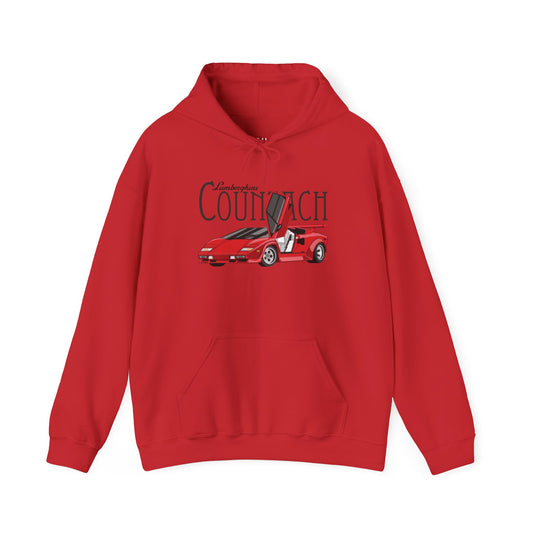 Lamborghini Countach Heavy Weight Hoodie